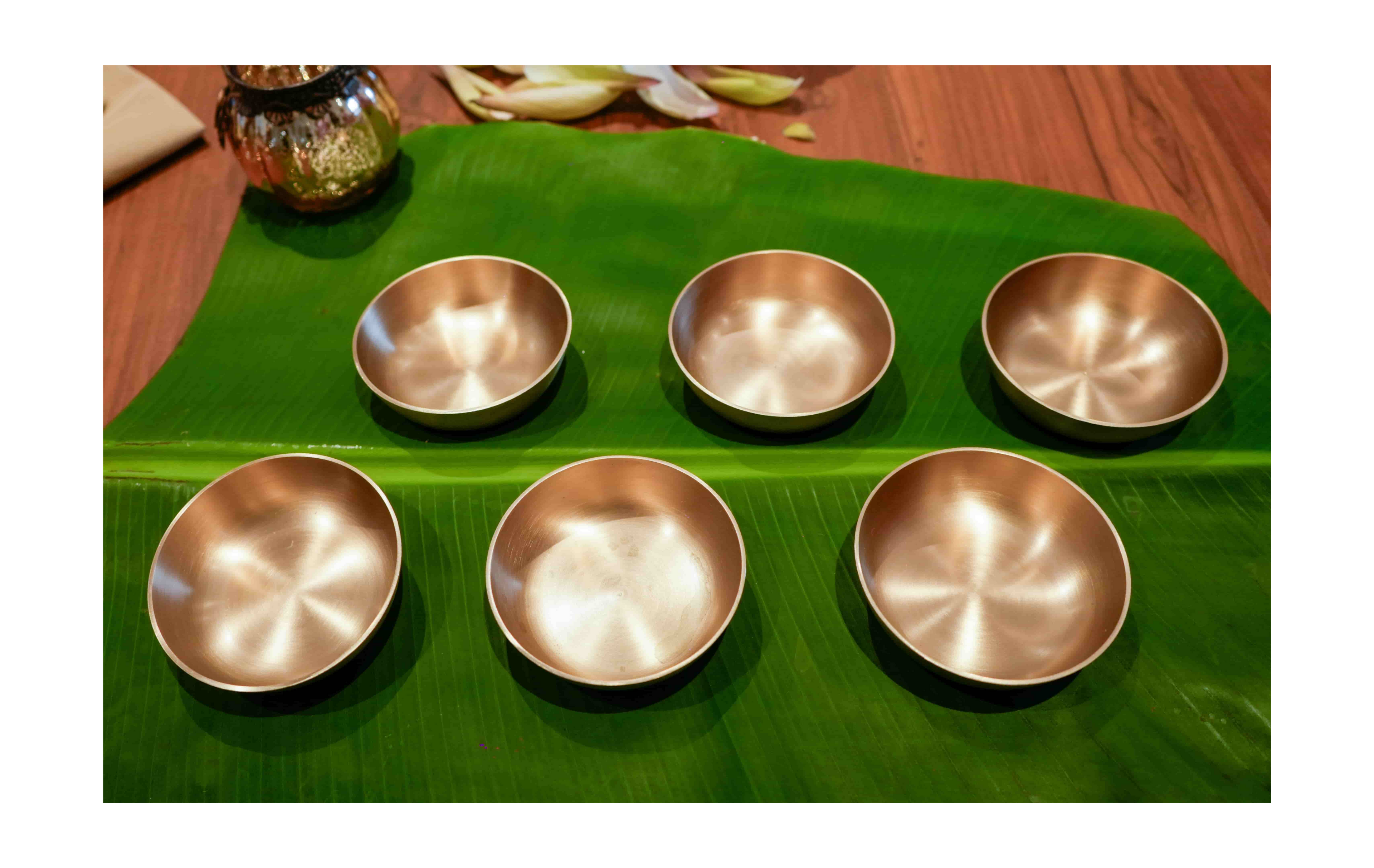 Pure Kansa(Bronze) Sweet Plates (Set)