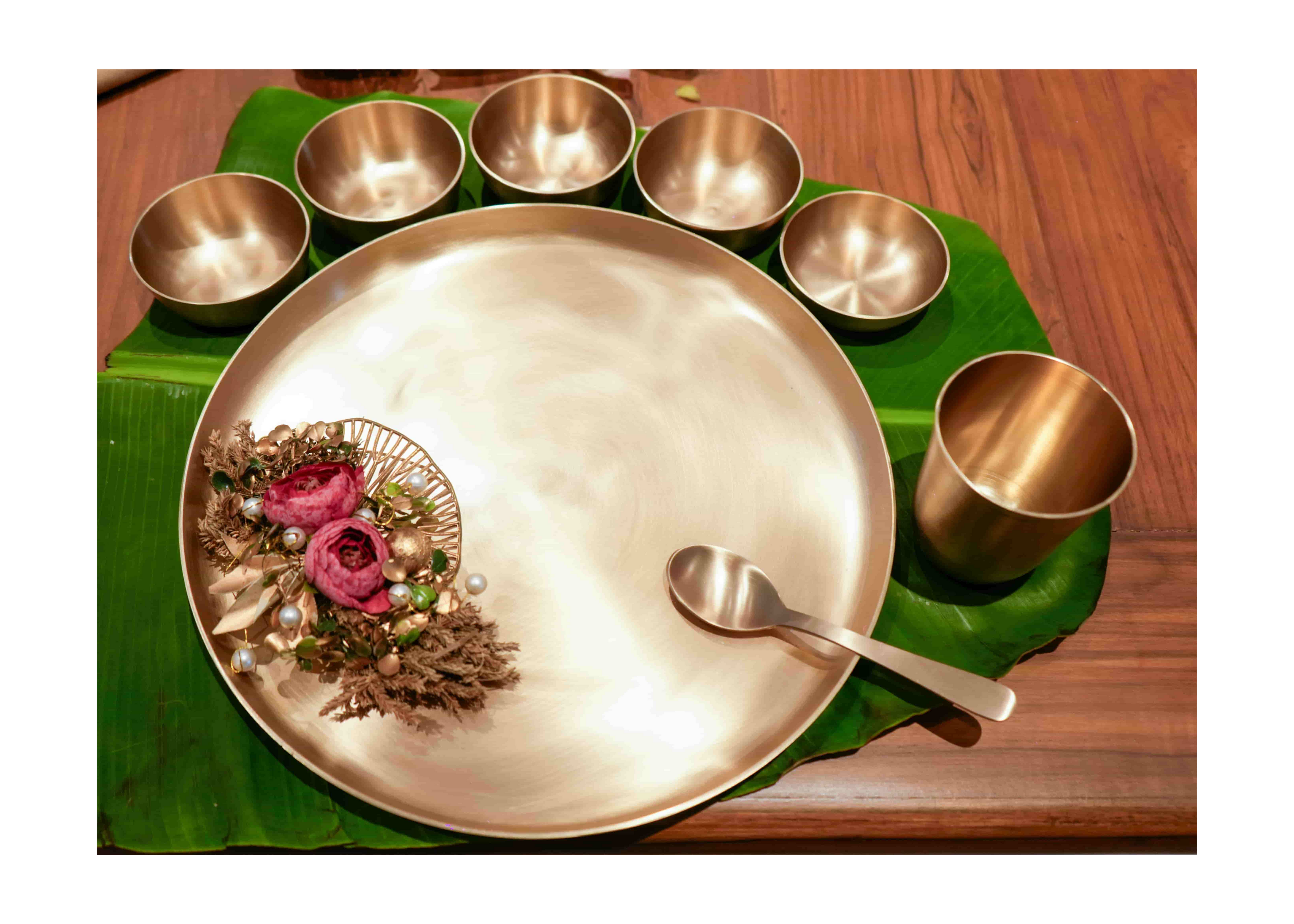 Maharaja Premium Kansa(Bronze) Thali set