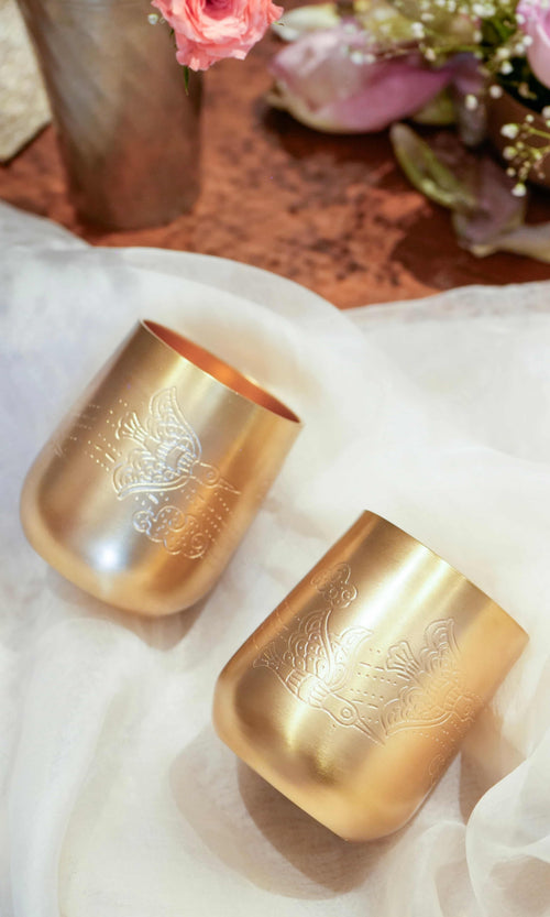 Ambar Pakshi Brass Glass