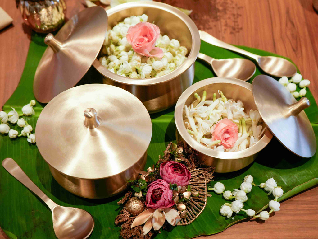 Pure Kansa(Bronze) Serving Bowl set