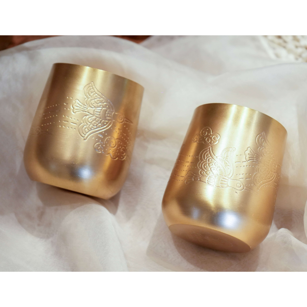 Ambar Pakshi Pure Brass Glass