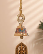 Pure Brass Elephant Meenakari Hanging bell