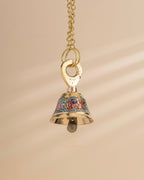 Pure Brass Elephant Meenakari Hanging bell