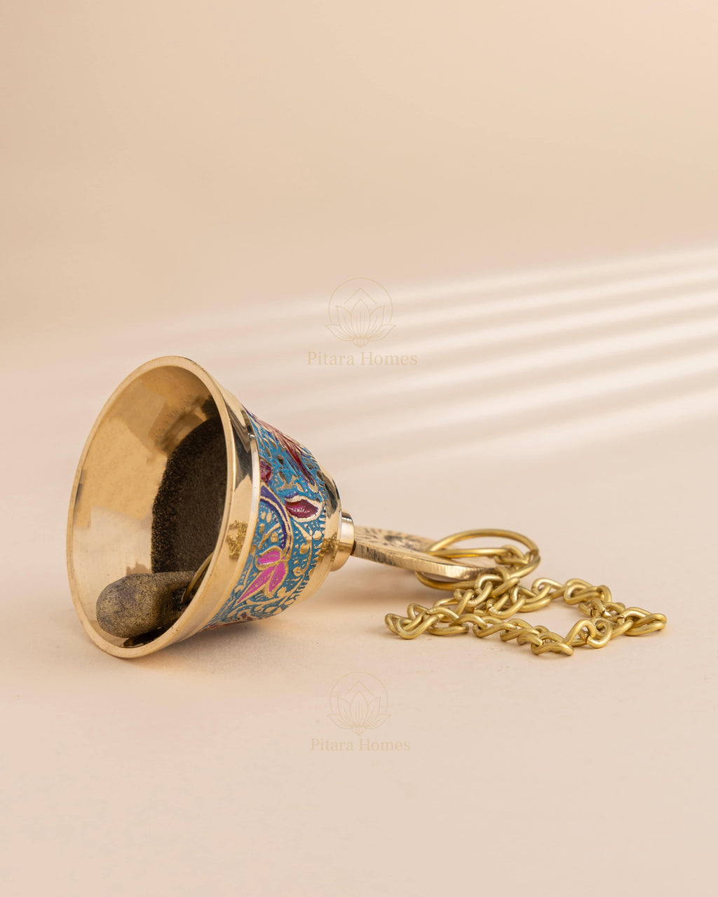 Pure Brass Elephant Meenakari Hanging bell