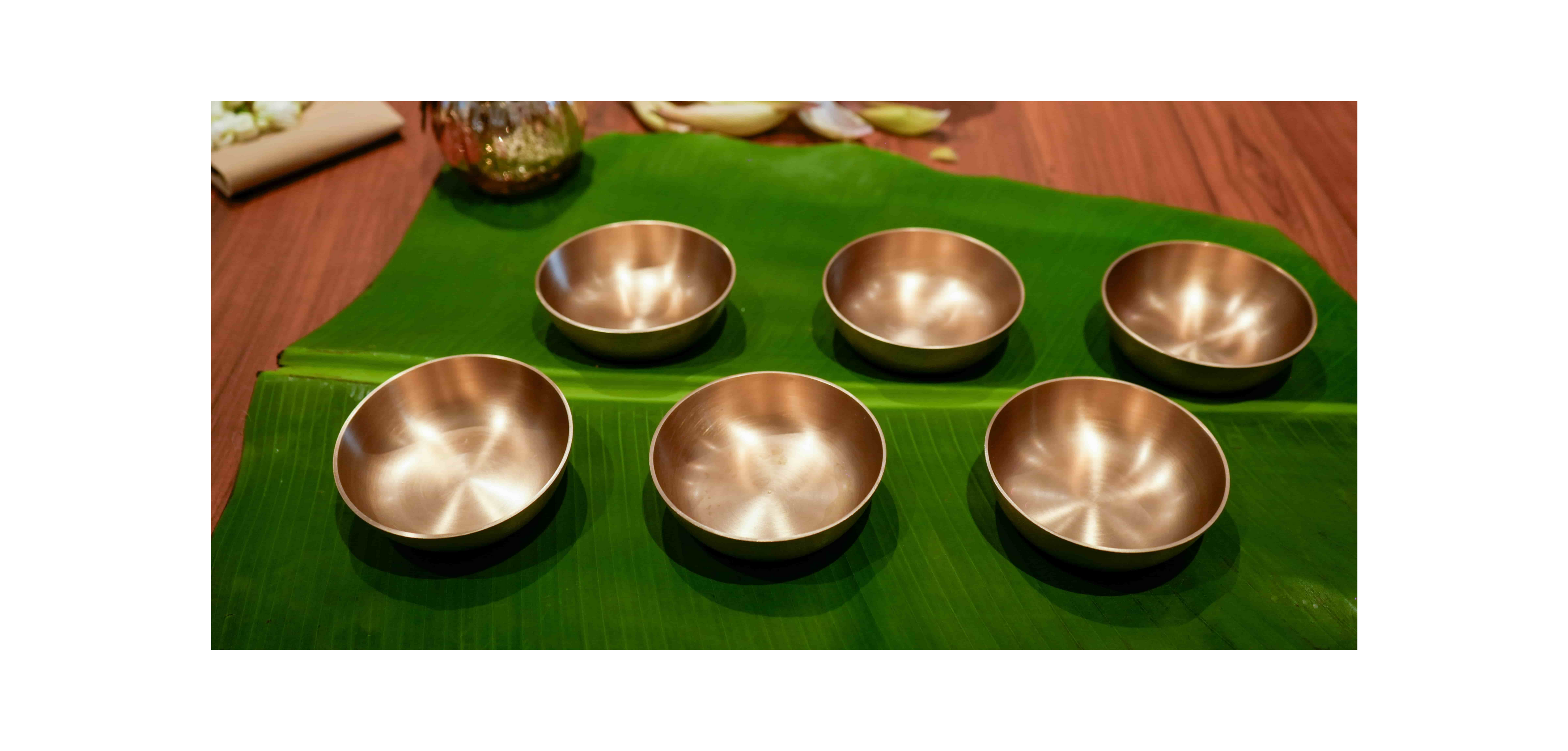 Pure Kansa(Bronze) Sweet Plates (Set)