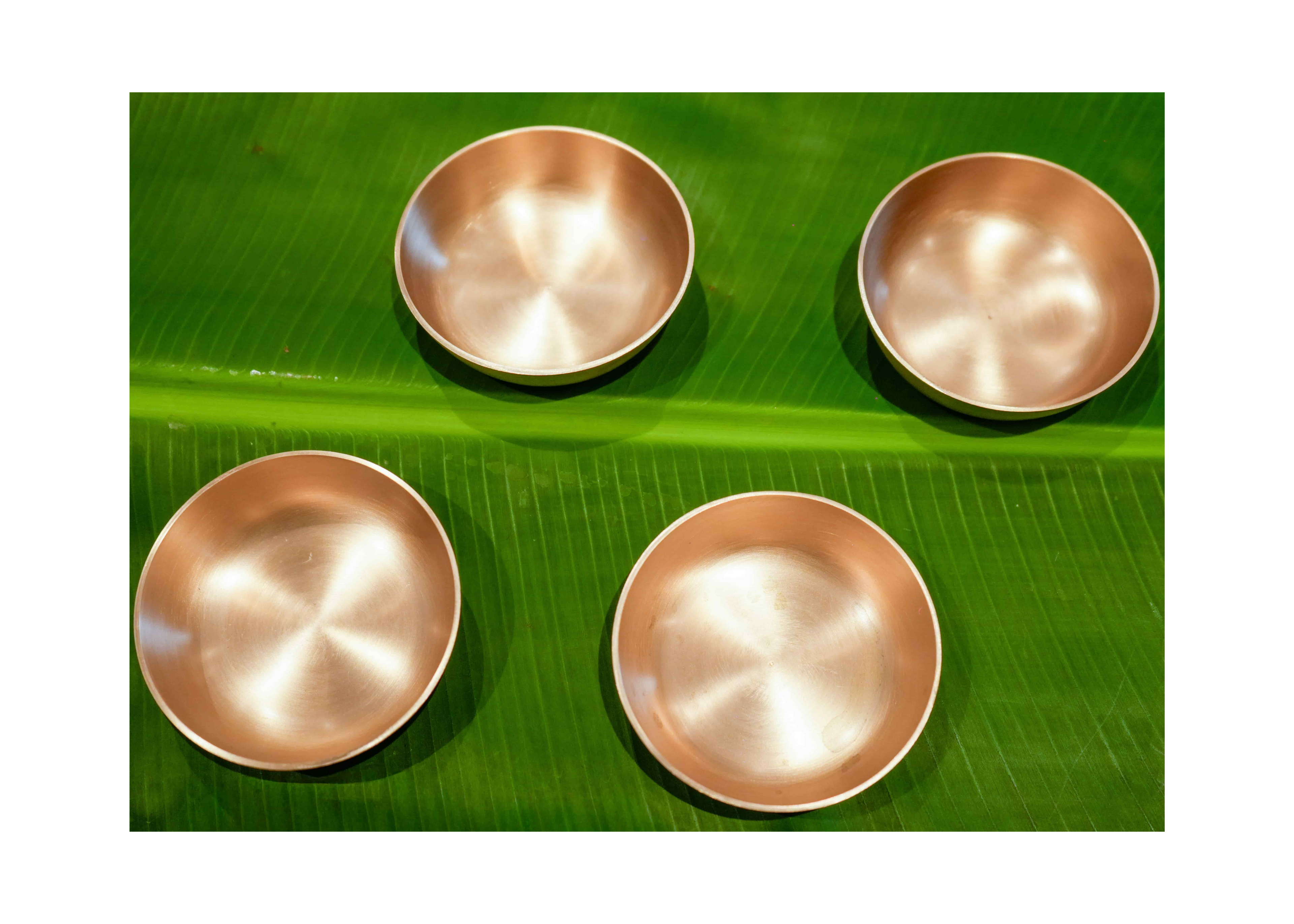 Pure Kansa(Bronze) Sweet Plates (Set)