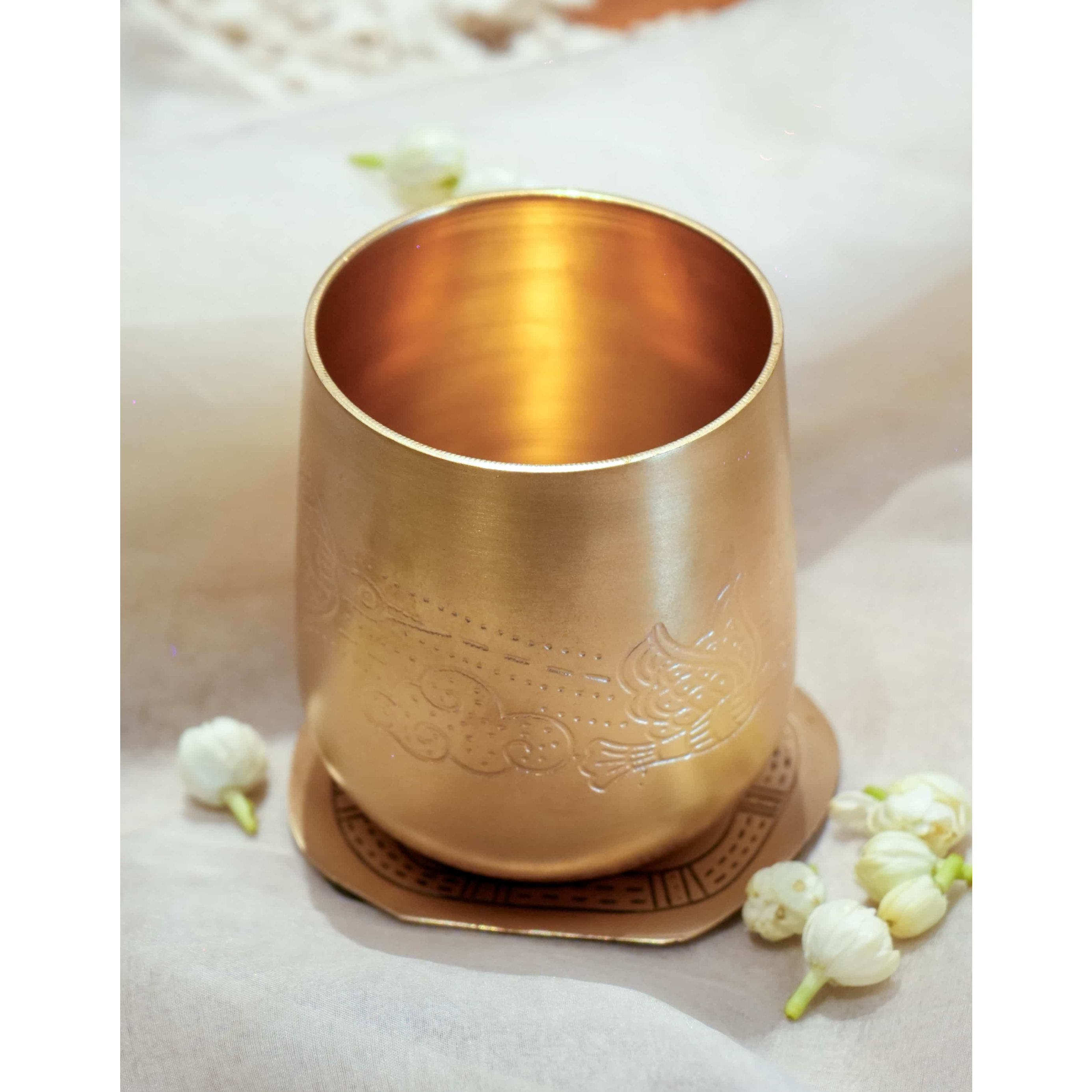 Ambar Pakshi Pure Brass Glass