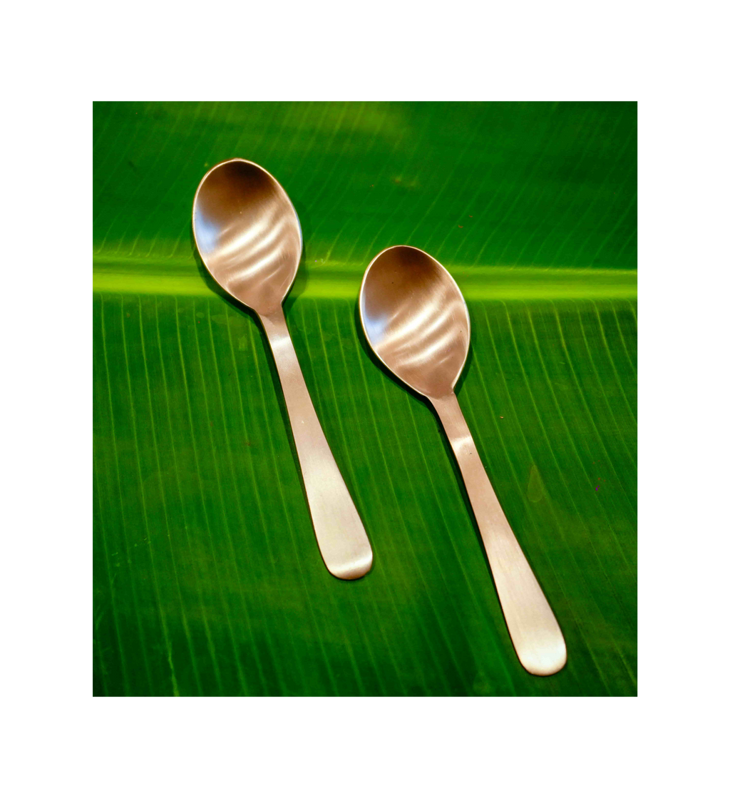 Pure Kansa(Bronze) Eating spoon (Set)