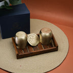 Amber Pakshi Glasses & Jal Katha Coasters Gift Set