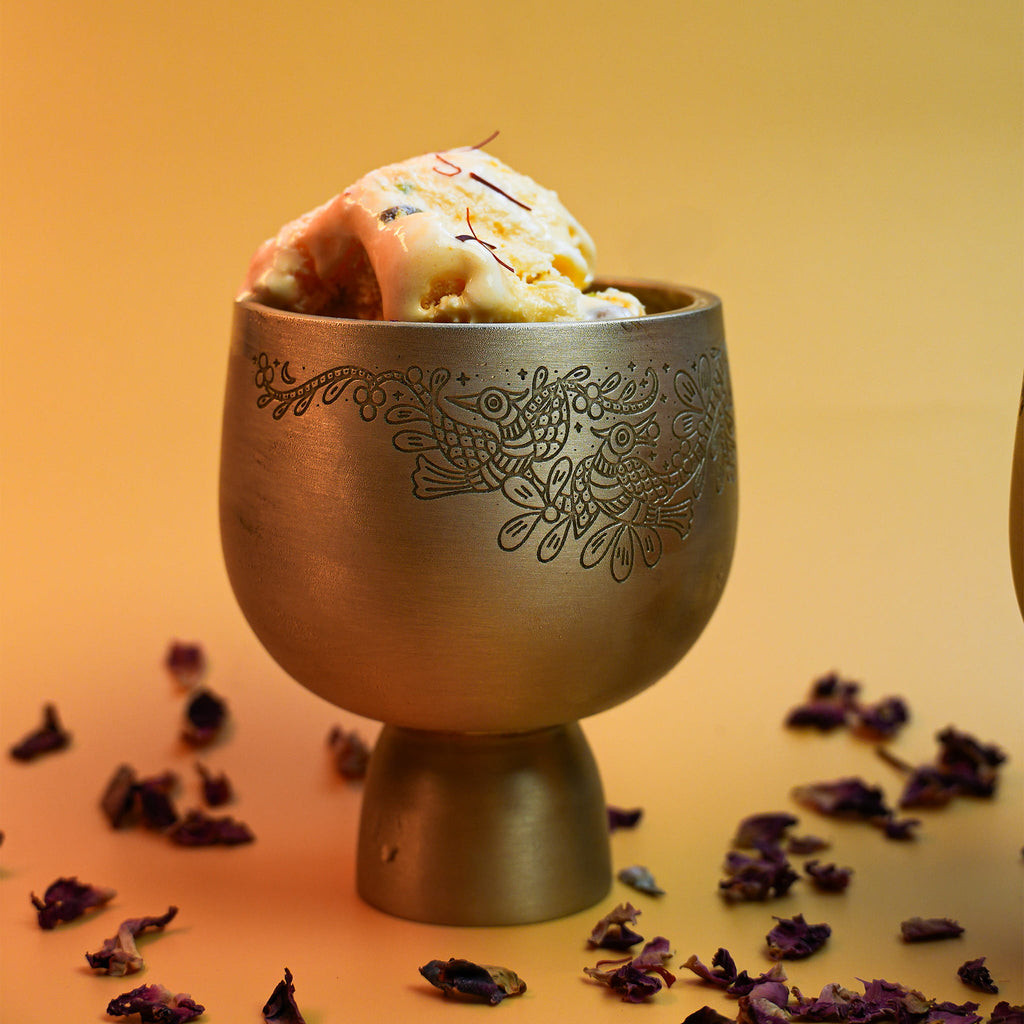Raat Ki Daawat Brass Dessert Bowl