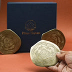 Jal Katha Brass Coaster (Set of 2)