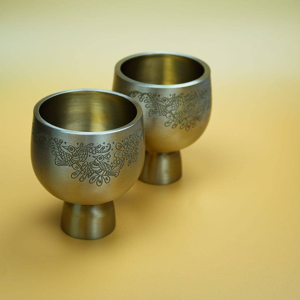 Raat Ki Daawat Brass Dessert Bowl