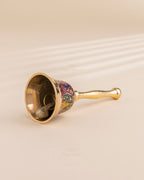 Pure Brass Peacock Meenakari Hand bell
