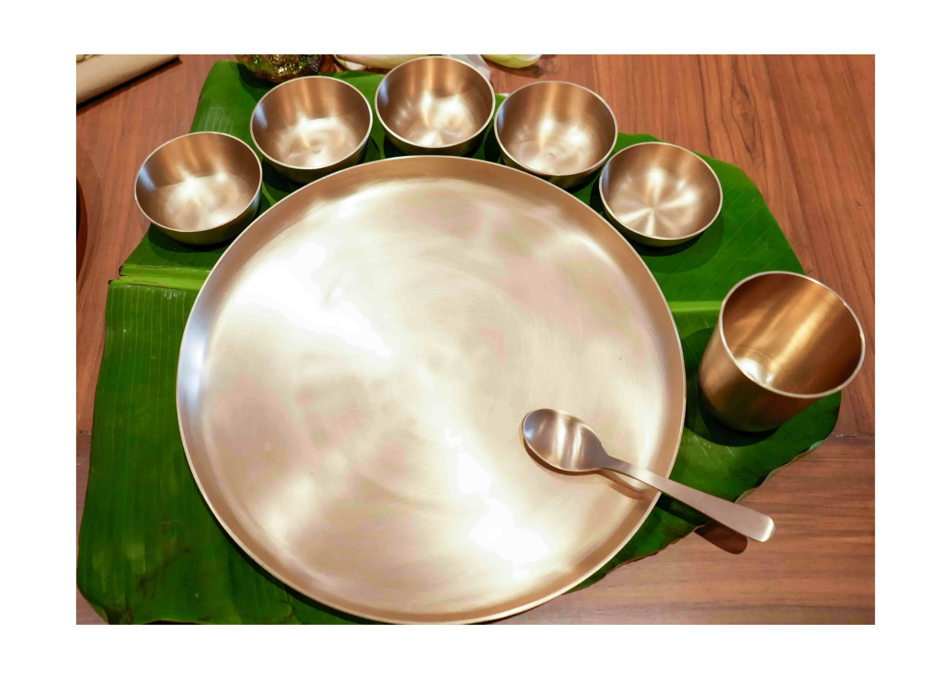 Maharaja Premium Kansa(Bronze) Thali set