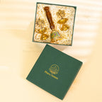 Wooden Hand Bell with Shankh-Chakra Diya Artistic Edition