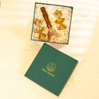 Wooden Hand Bell with Shankh-Chakra Diya Artistic Edition
