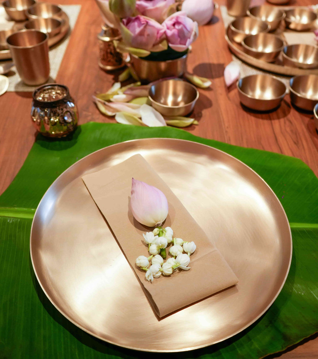 Kansa Dinner Thali/Plate
