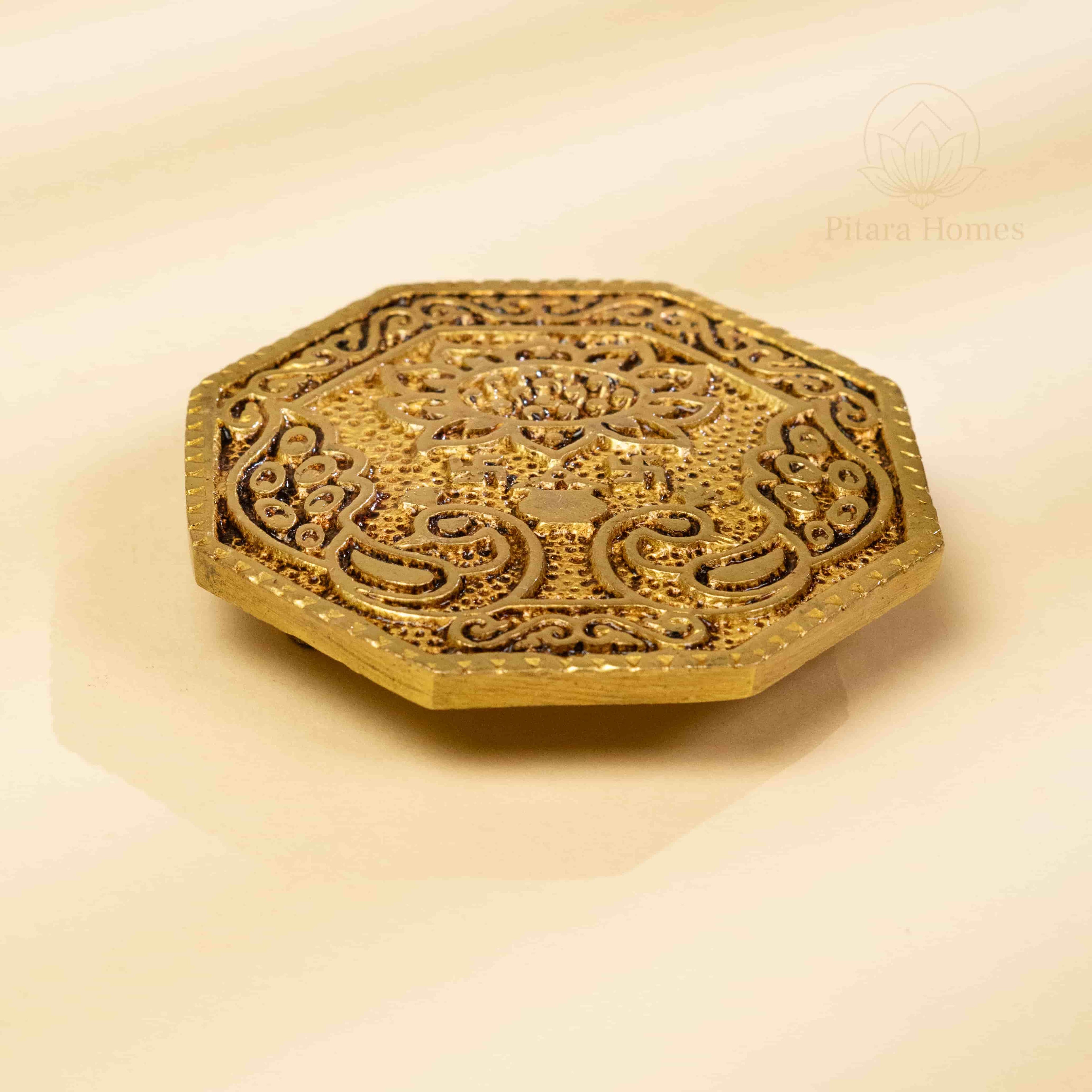 Pure Brass Lotus Chawki