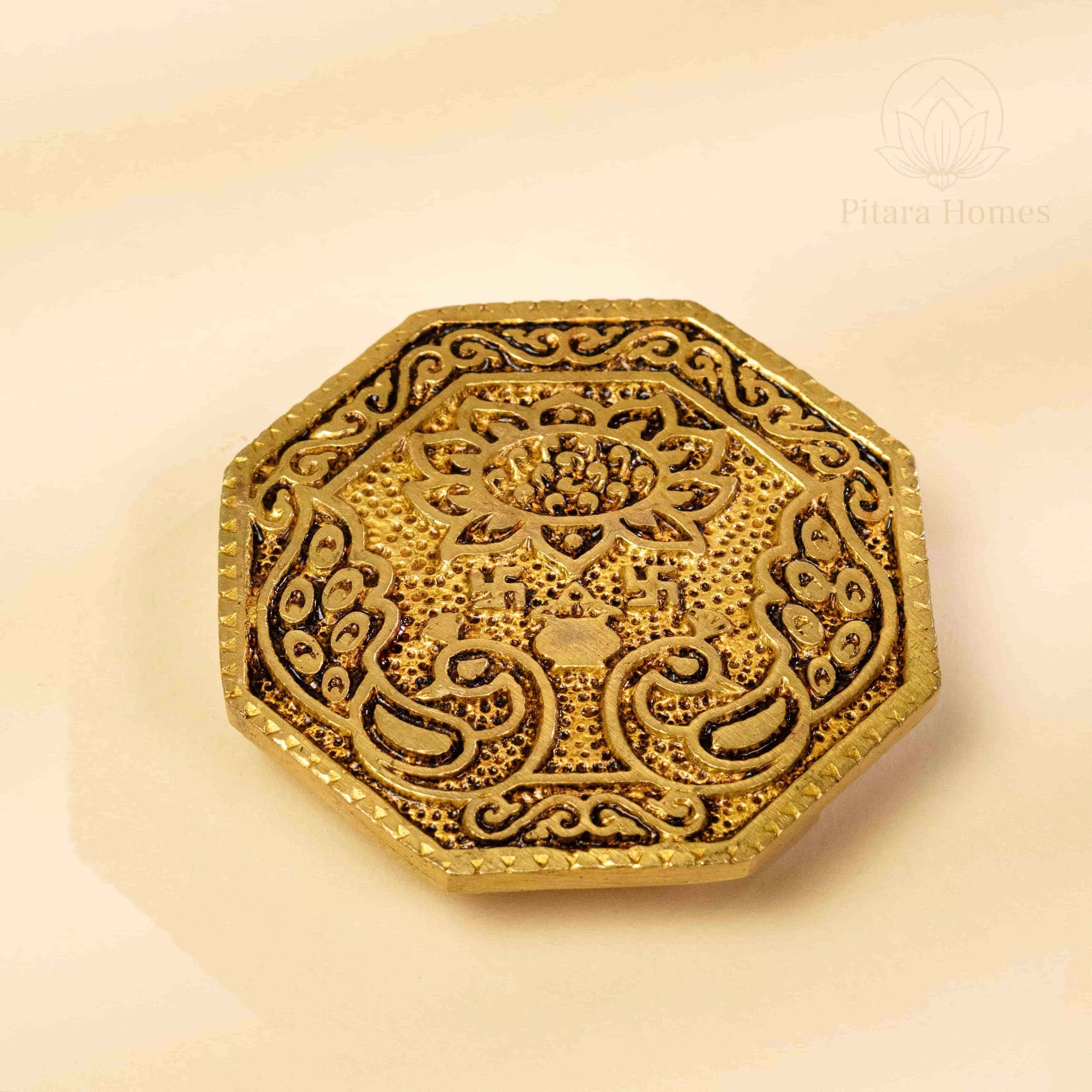Pure Brass Lotus Chawki