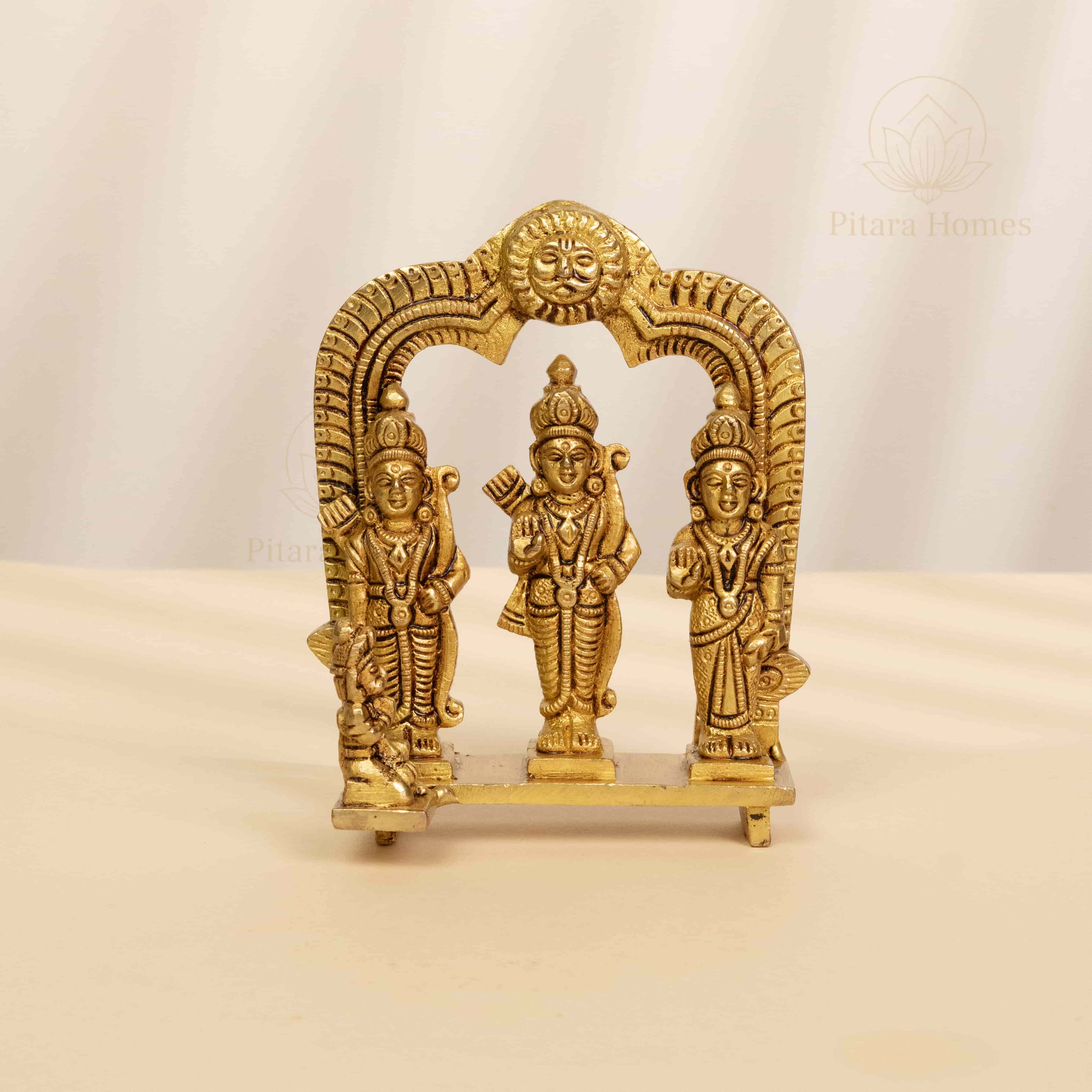 Pure Brass Ram Darbar Idol