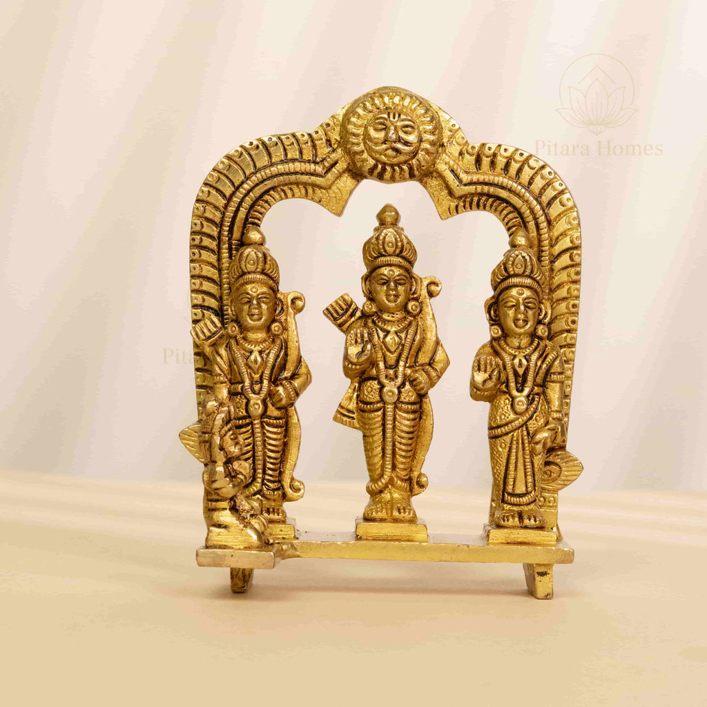 Pure Brass Ram Darbar Idol