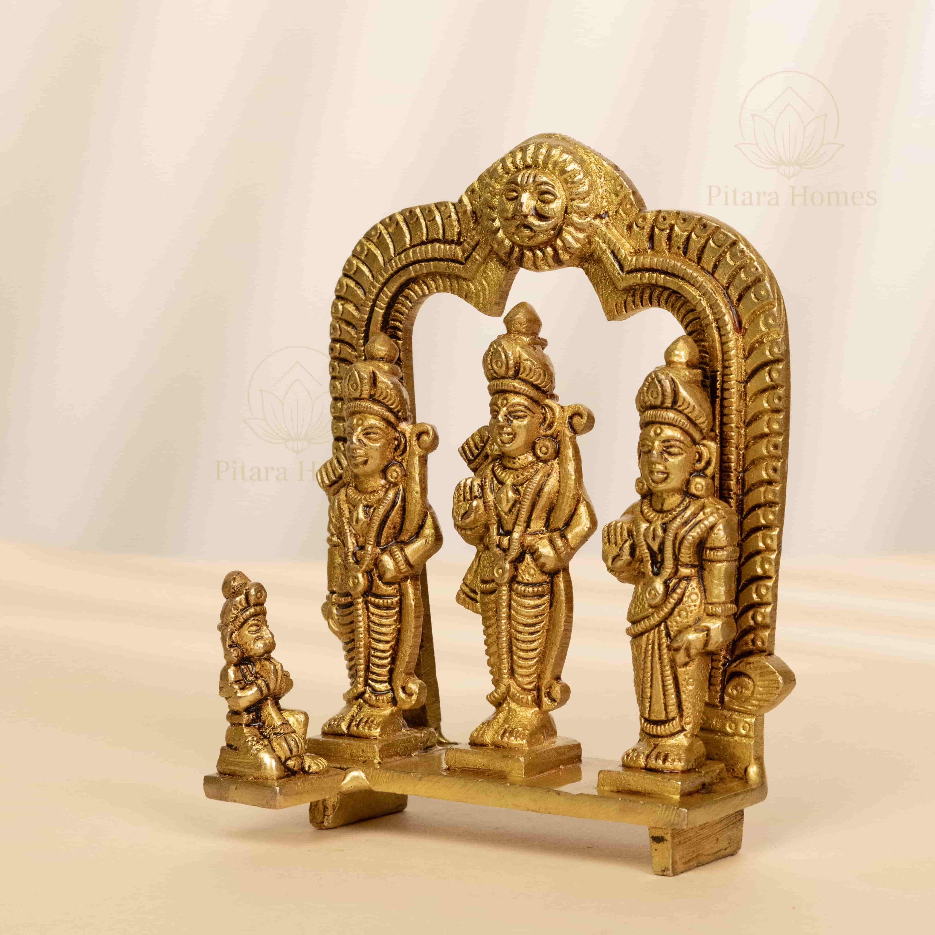 Pure Brass Ram Darbar Idol