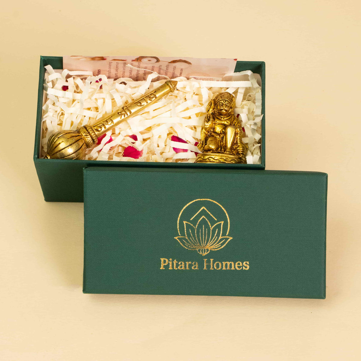 Pure Brass Hanumanji and Gada Gifting
