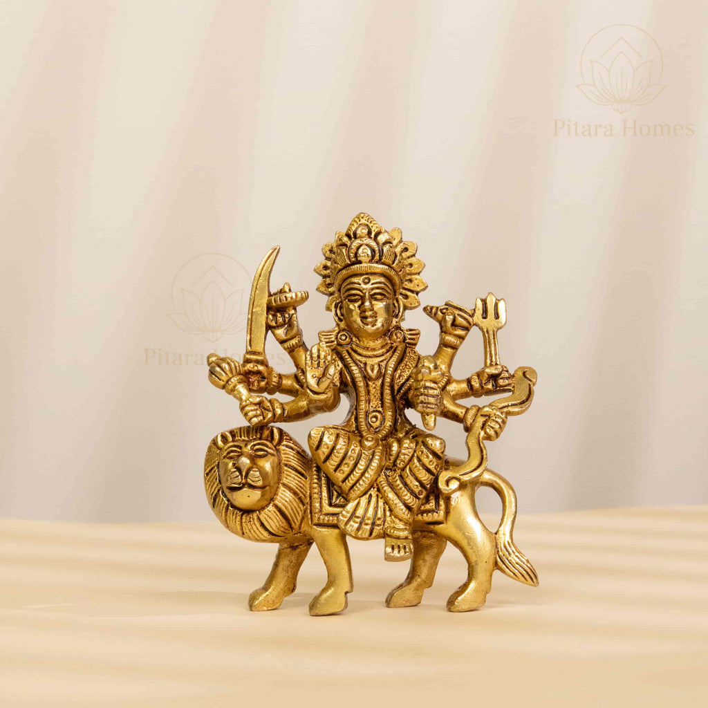 Pure Brass Sherawali Maa