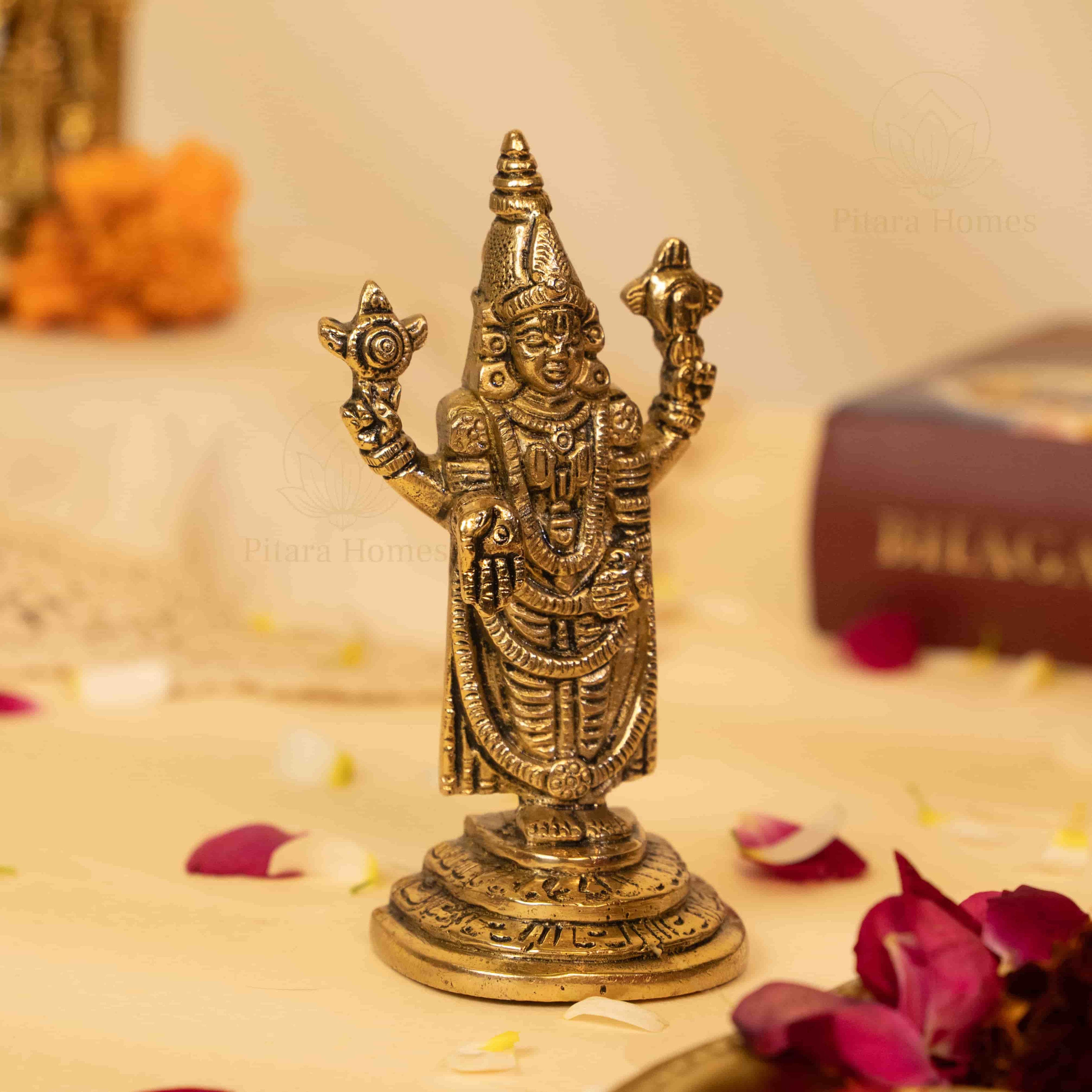 Pure Brass Balaji Idol