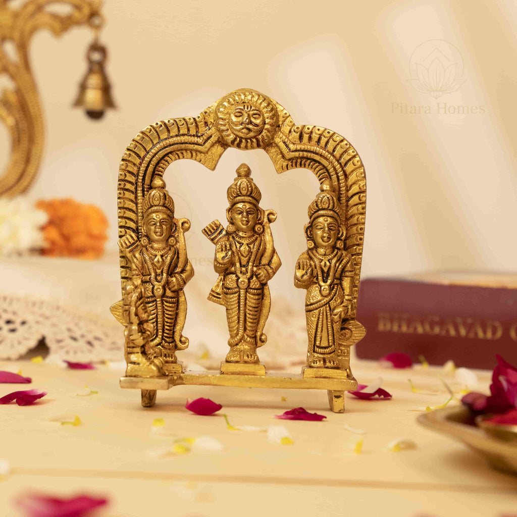 Pure Brass Ram Darbar Idol