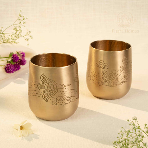 Ambar Pakshi Pure Brass Glass