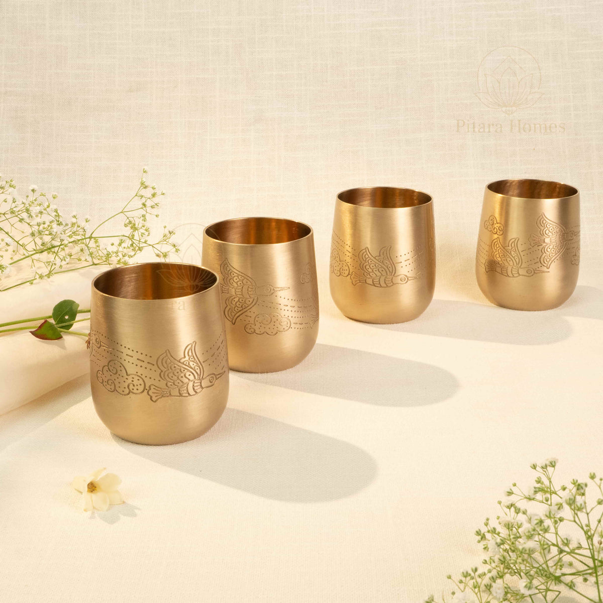 Ambar Pakshi Pure Brass Glass