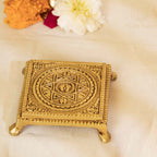 Pure Brass Charan Paduka Chawki