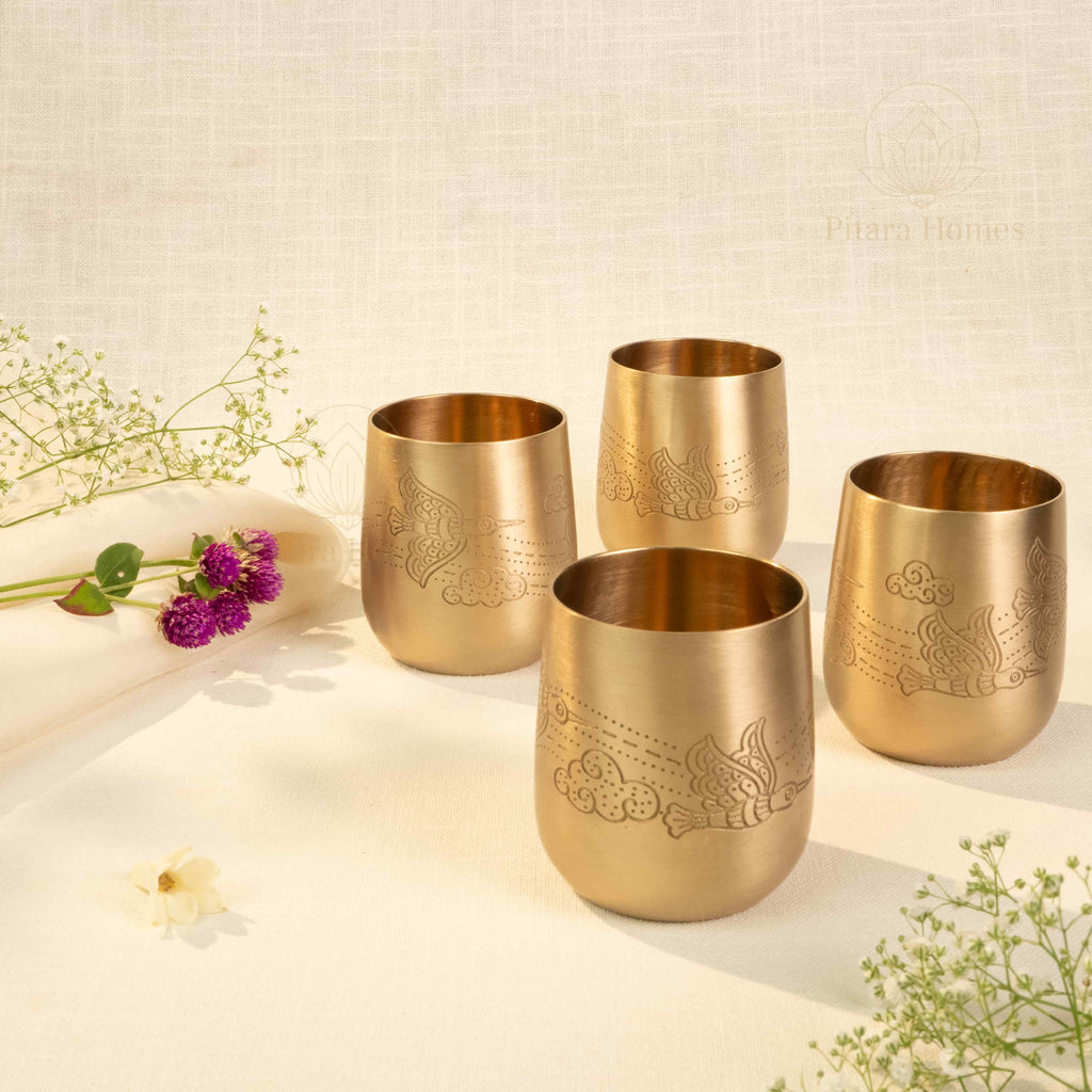 Ambar Pakshi Pure Brass Glass