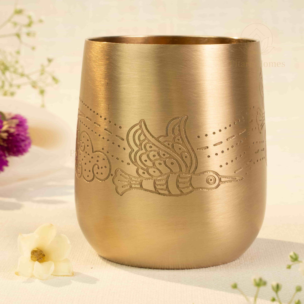 Ambar Pakshi Pure Brass Glass