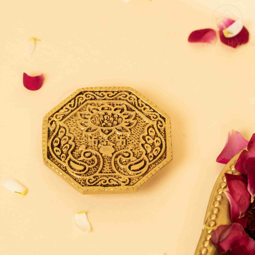 Pure Brass Lotus Chawki
