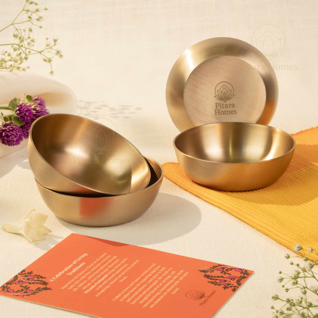 Pure Kansa/Bronze Sweet Plates
