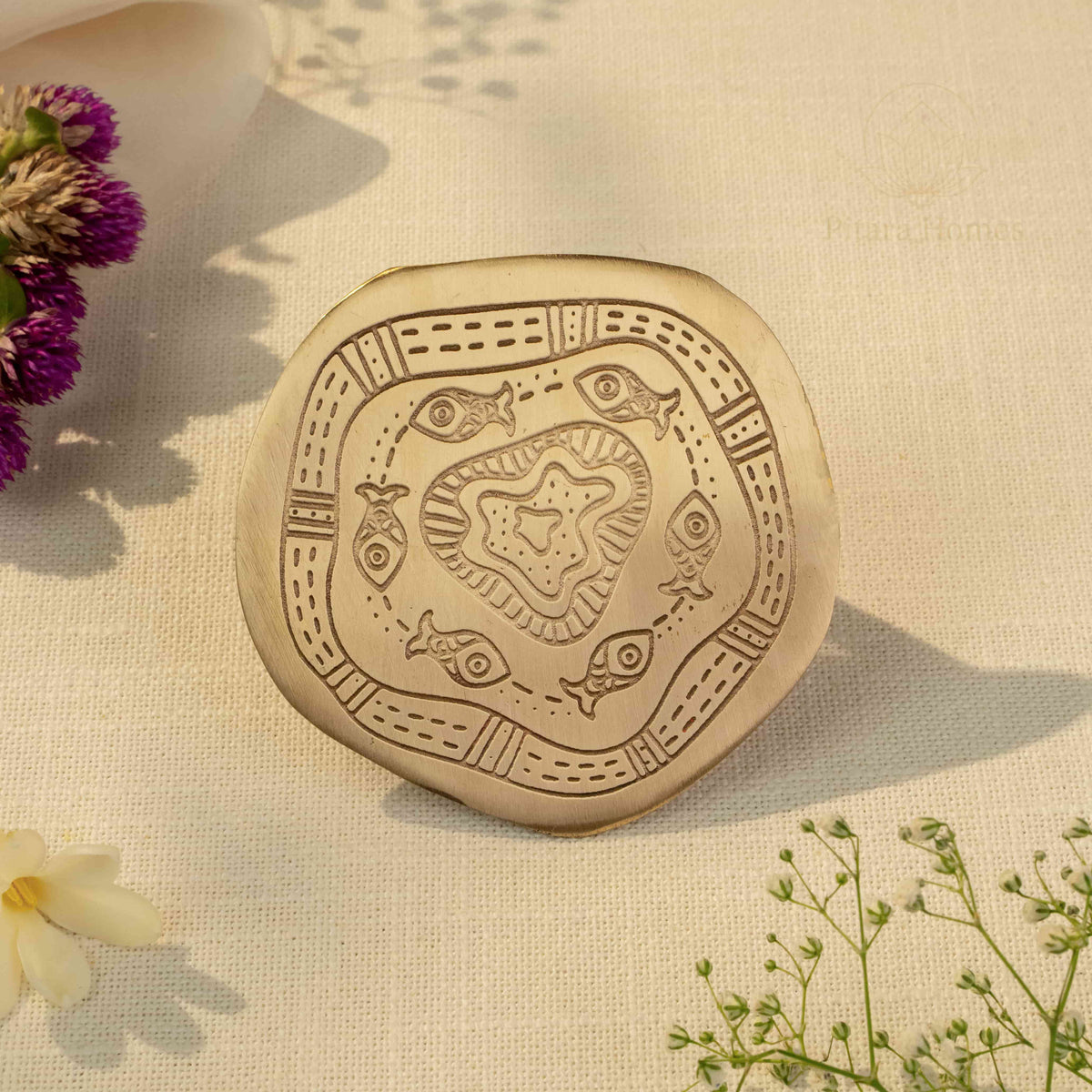 Jal Katha Brass Coaster