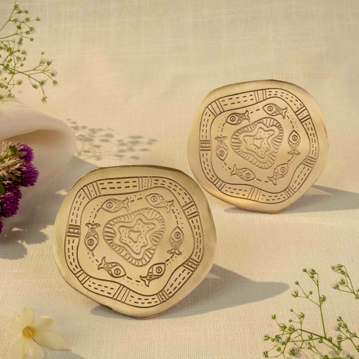Jal Katha Brass Coaster