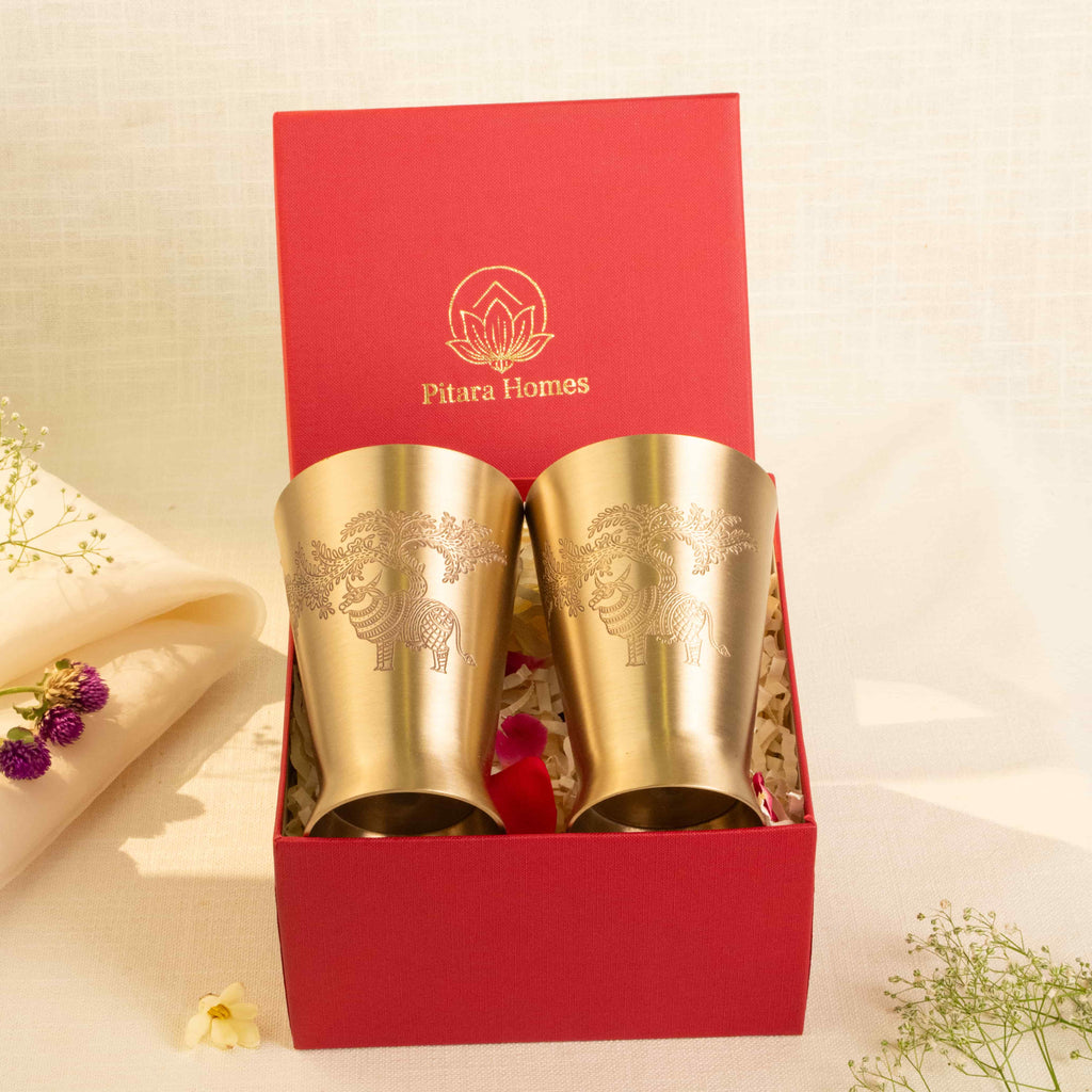 Nandi's Grove Kansa Glass Gift Box