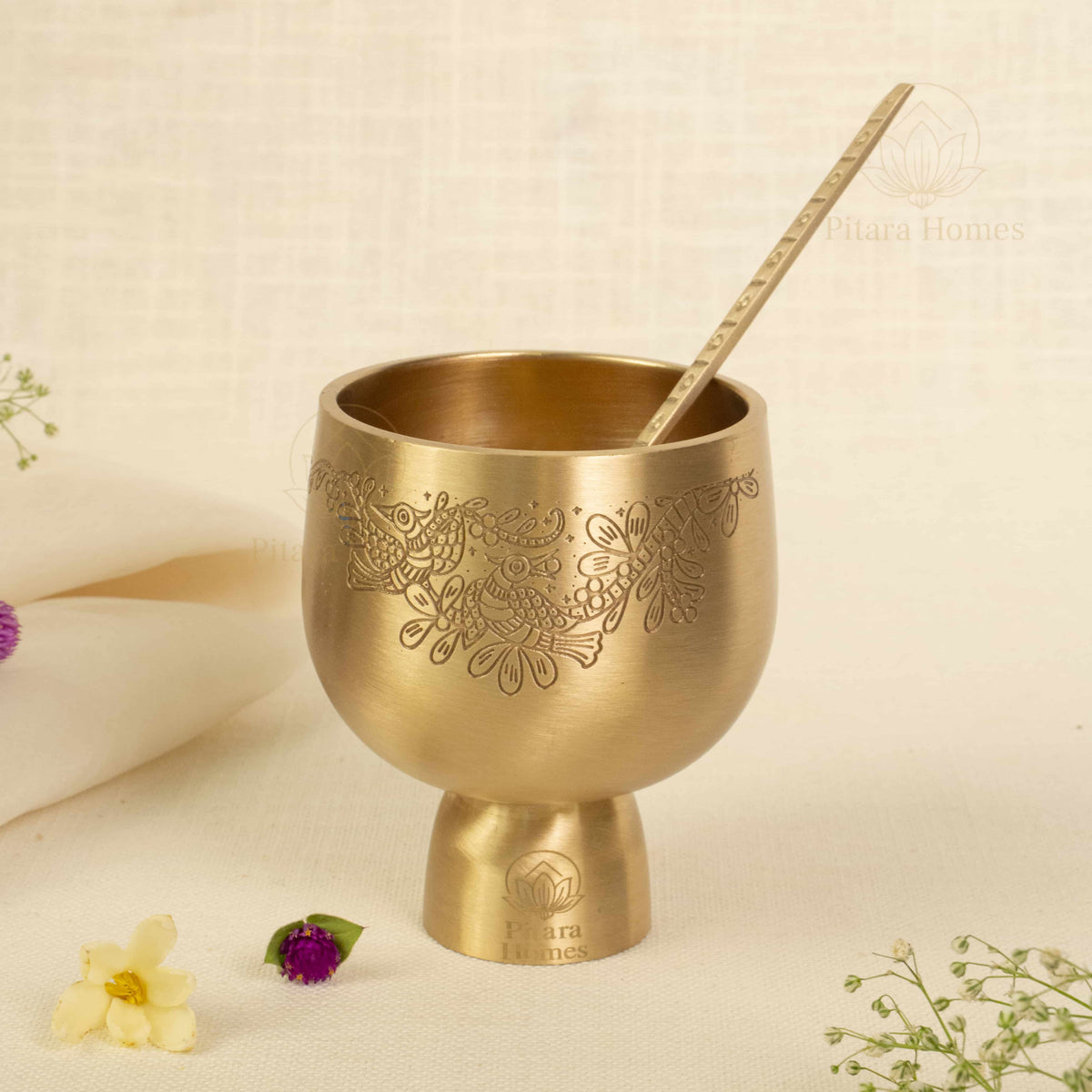Raat Ki Daawat Brass Dessert Bowl