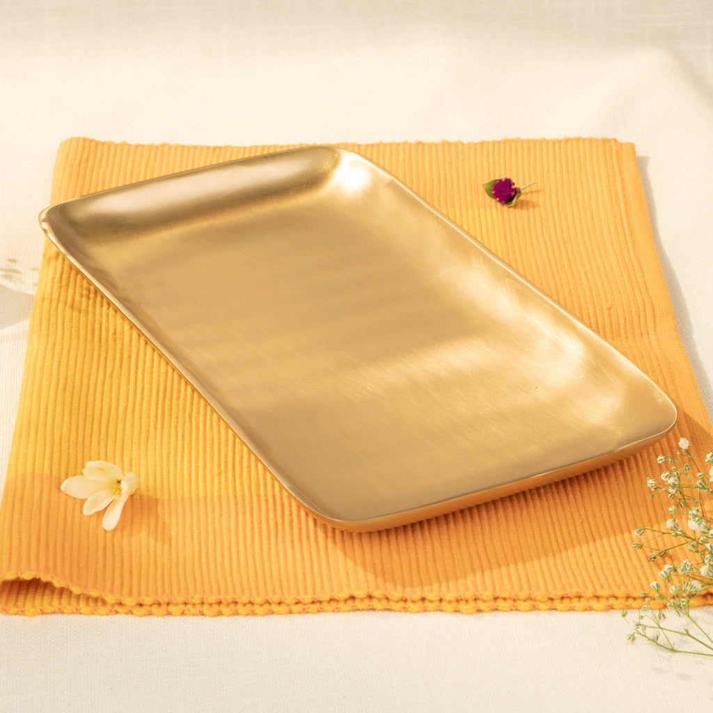 Utsaav Pure Kansa/Bronze Serving Platter