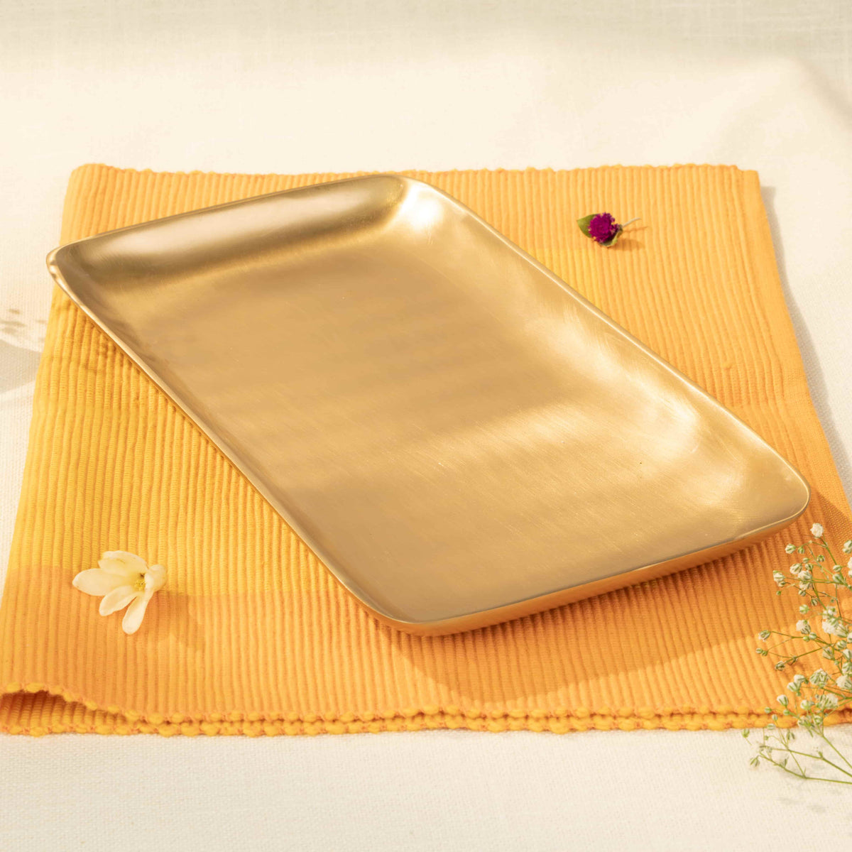 Utsaav Pure Kansa/Bronze Serving Platter