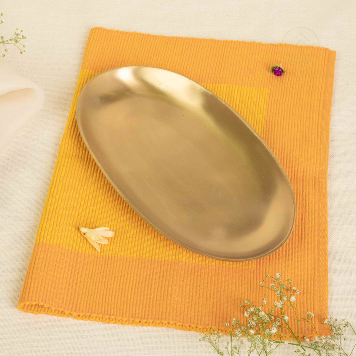 Pushp Pure Kansa/Bronze Platter