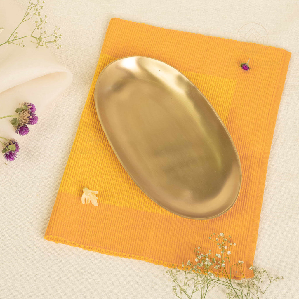 Pushp Pure Kansa/Bronze Platter