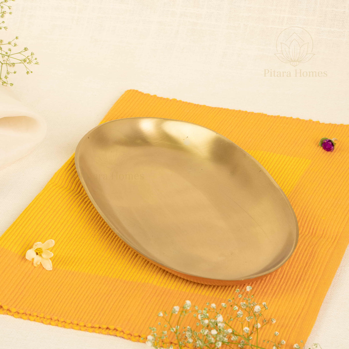 Pushp Pure Kansa/Bronze Platter