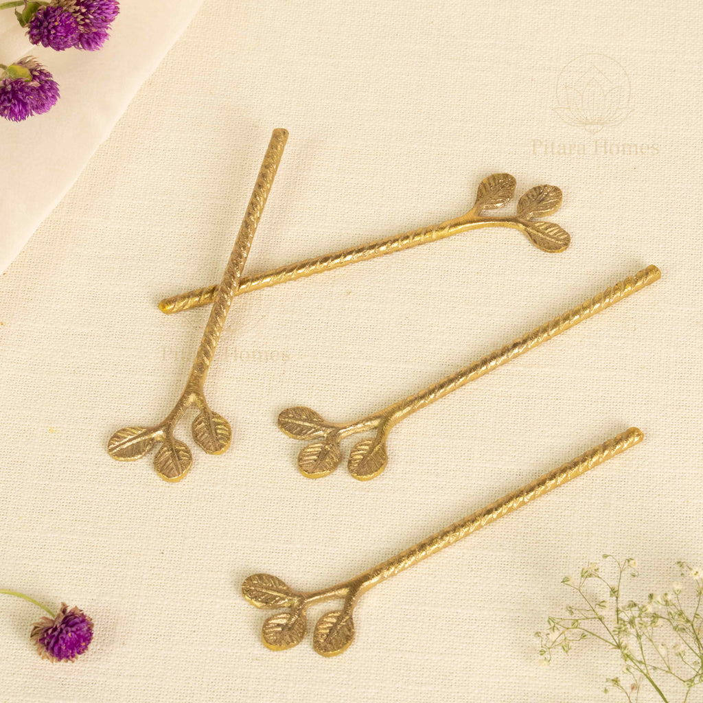 Taru Brass Stirrer Sets