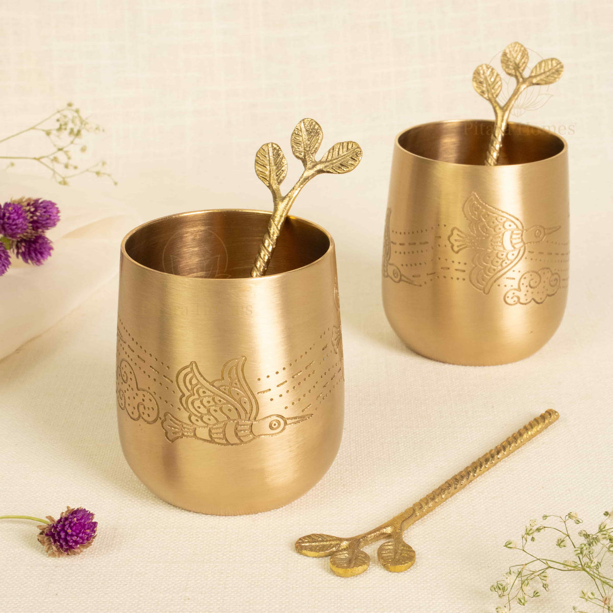 Taru Brass Stirrer Sets