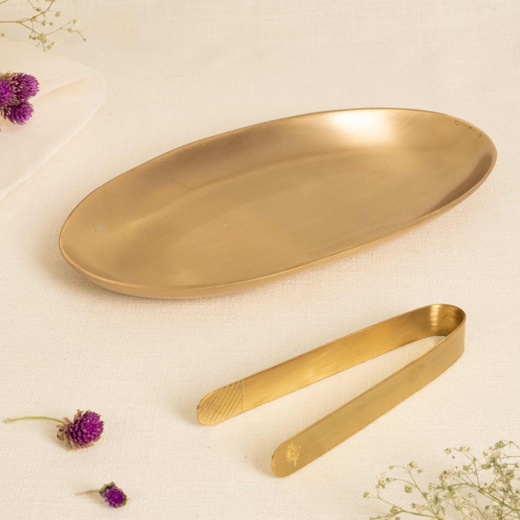 Pushp Pure Kansa/Bronze Platter