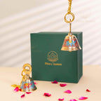 Antique Hanging Bell with Brass Candle